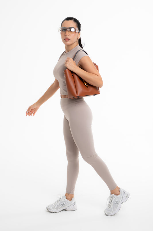 Mocha SculptCore Leggings